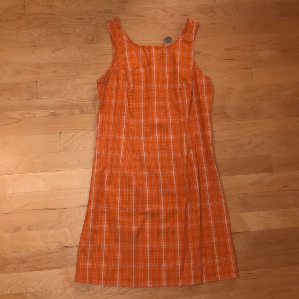 Orange Tank Top Dress
